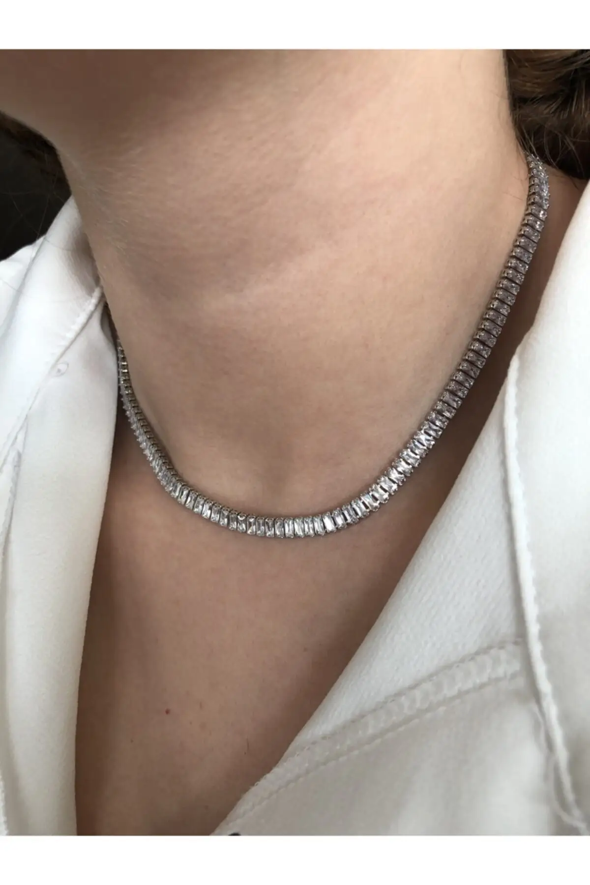 Женское модное ювелирное ожерелье, женское серебряное ожерелье-чокер, ожерелье из мешков и камней
Женское модное ювелирное ожерелье, женское серебряное ожерелье-чокер, ожерелье из мешков и камней