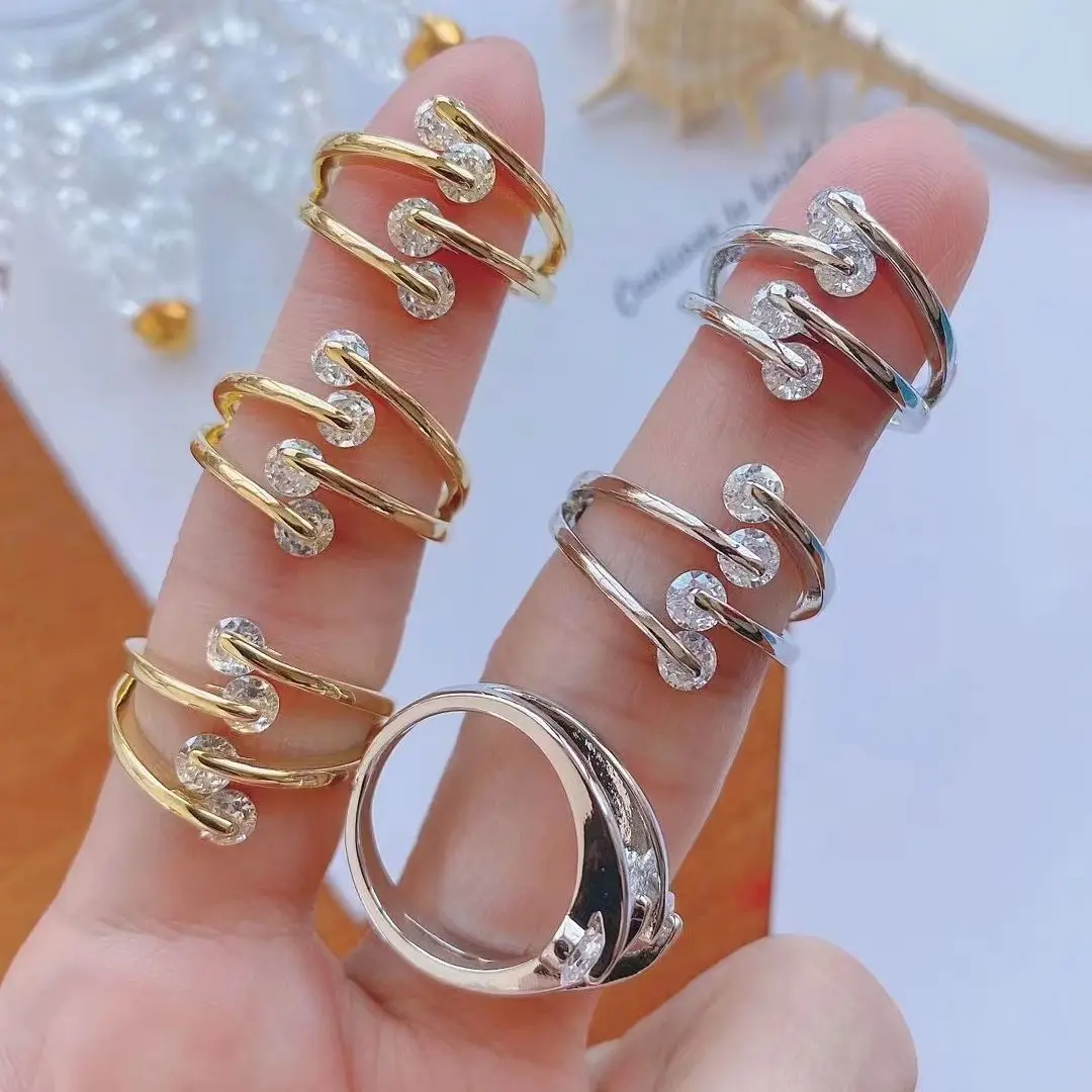 10PCS, 2022 New Gold / Silver Geometric Crystal Open Ring Fashion Finger Ring Women's Party Jewelry Gift
10PCS, 2022 New Gold / Silver Geometric Crystal Open Ring Fashion Finger Ring Women's Party Jewelry Gift
