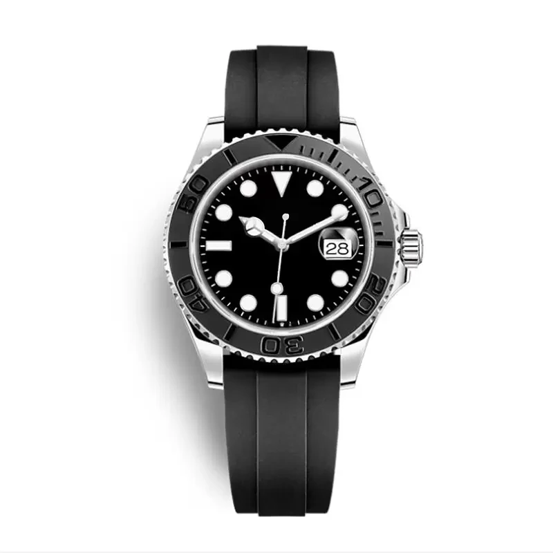 Luxury Mens Watch Automatic Mechanical Movement Waterproof Man Sports Watches Sapphire Glass Rubber Strap Stainless Steel
Luxury Mens Watch Automatic Mechanical Movement Waterproof Man Sports Watches Sapphire Glass Rubber Strap Stainless Steel
