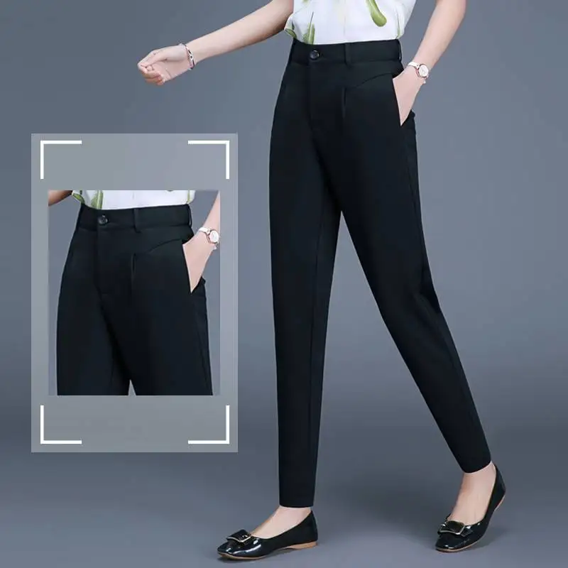 2022 Autumn Summer New Style Casual Pants Women's Pants High Waist Loose Slim Turnip Pants Women's Black Pants Women
2022 Autumn Summer New Style Casual Pants Women's Pants High Waist Loose Slim Turnip Pants Women's Black Pants Women