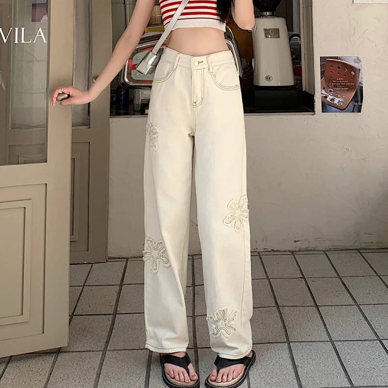 summer new Y2K pants women flowers high waist straight pants Japanese Korean hot girls loose jeans college girls wide-leg pants
summer new Y2K pants women flowers high waist straight pants Japanese Korean hot girls loose jeans college girls wide-leg pants