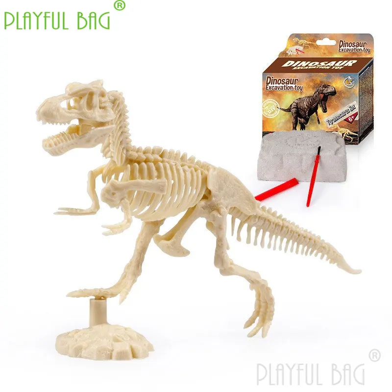 

Parent-child interactive puzzle diy assembled children's educational archaeological fossil dinosaur model excavation toy WD16