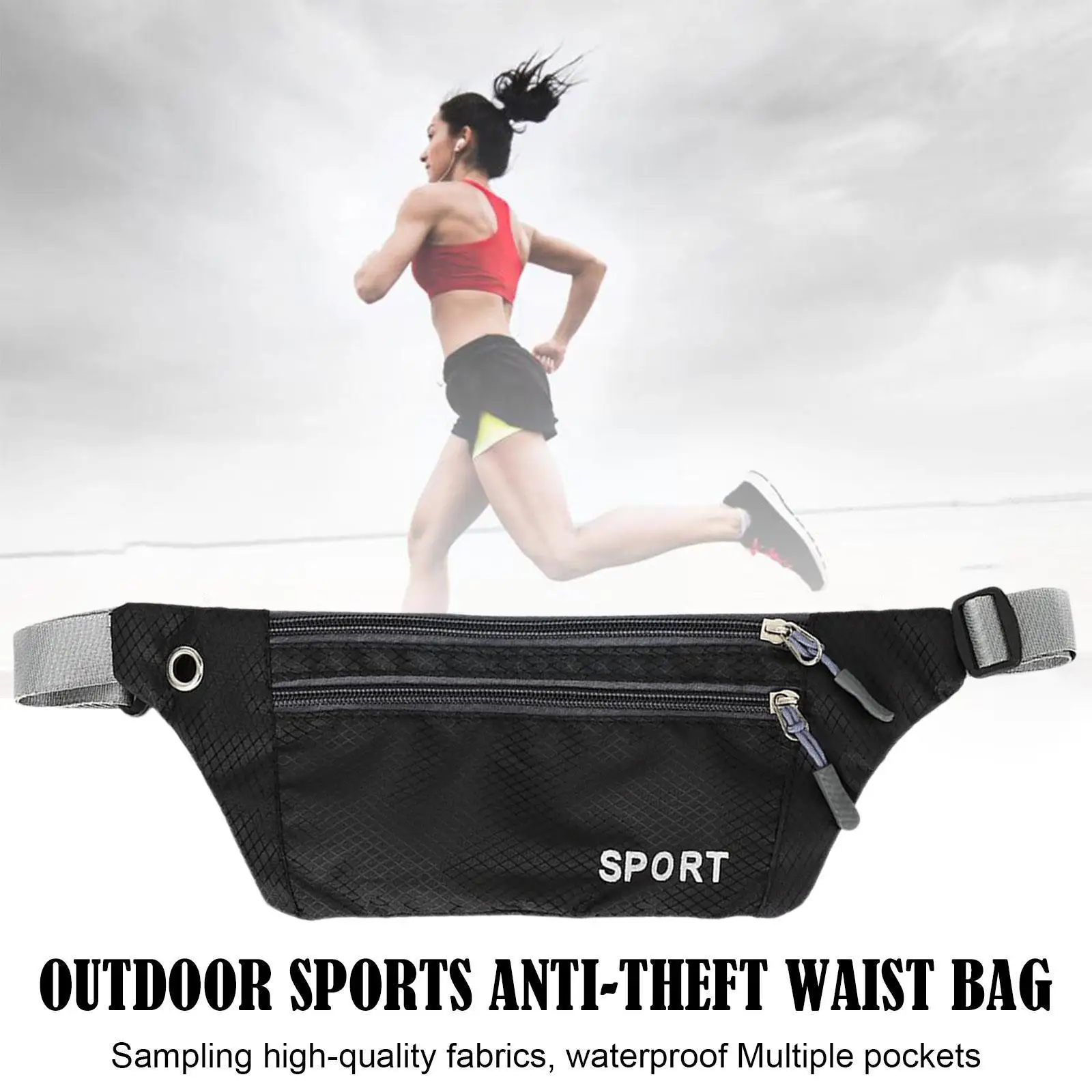 Black Men Women Waterproof Zipper Sports Fanny Pack Bag Bag Bag Casual Bag Outdoor Wholesale Belly Phone Adjustable Travel E3B2
Black Men Women Waterproof Zipper Sports Fanny Pack Bag Bag Bag Casual Bag Outdoor Wholesale Belly Phone Adjustable Travel E3B2