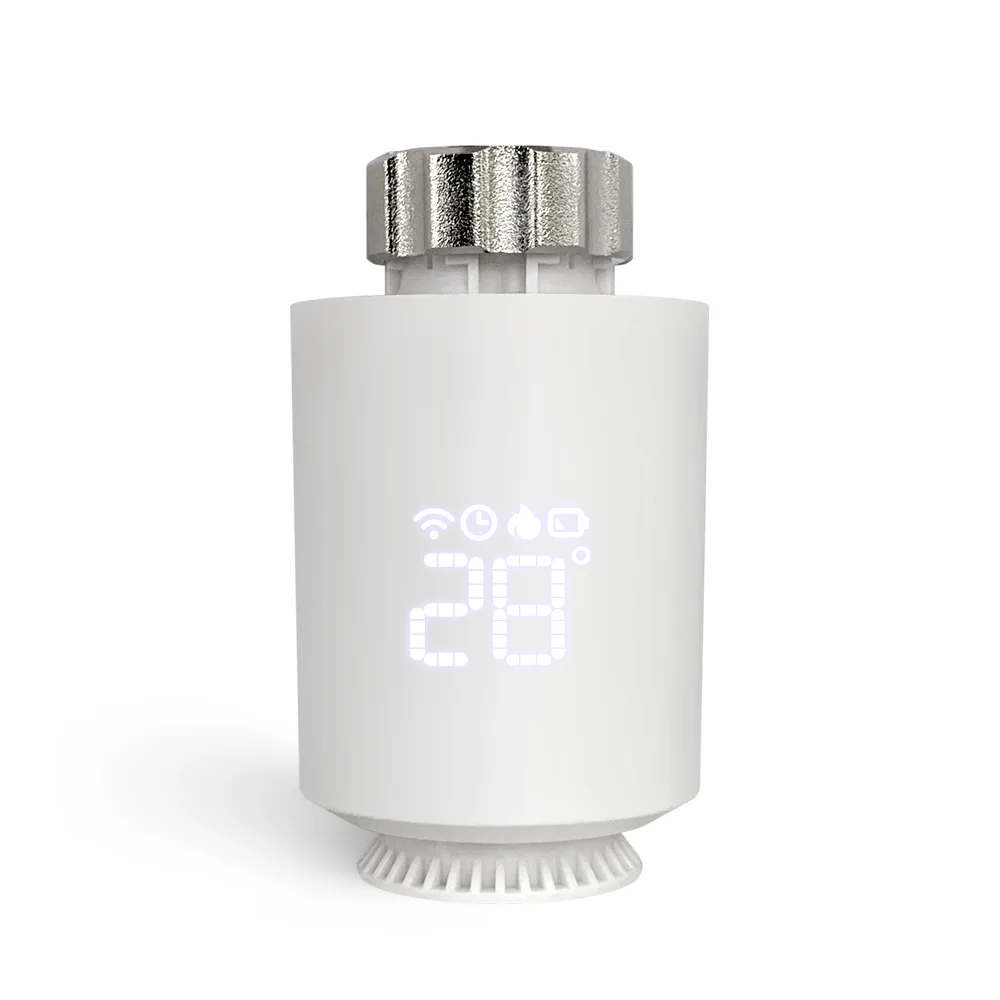 

Термостатические клапаны радиатора Tuya Zigbee, умный беспроводной термостат для домашнего отопления с управлением температурой, с мобильным телефоном