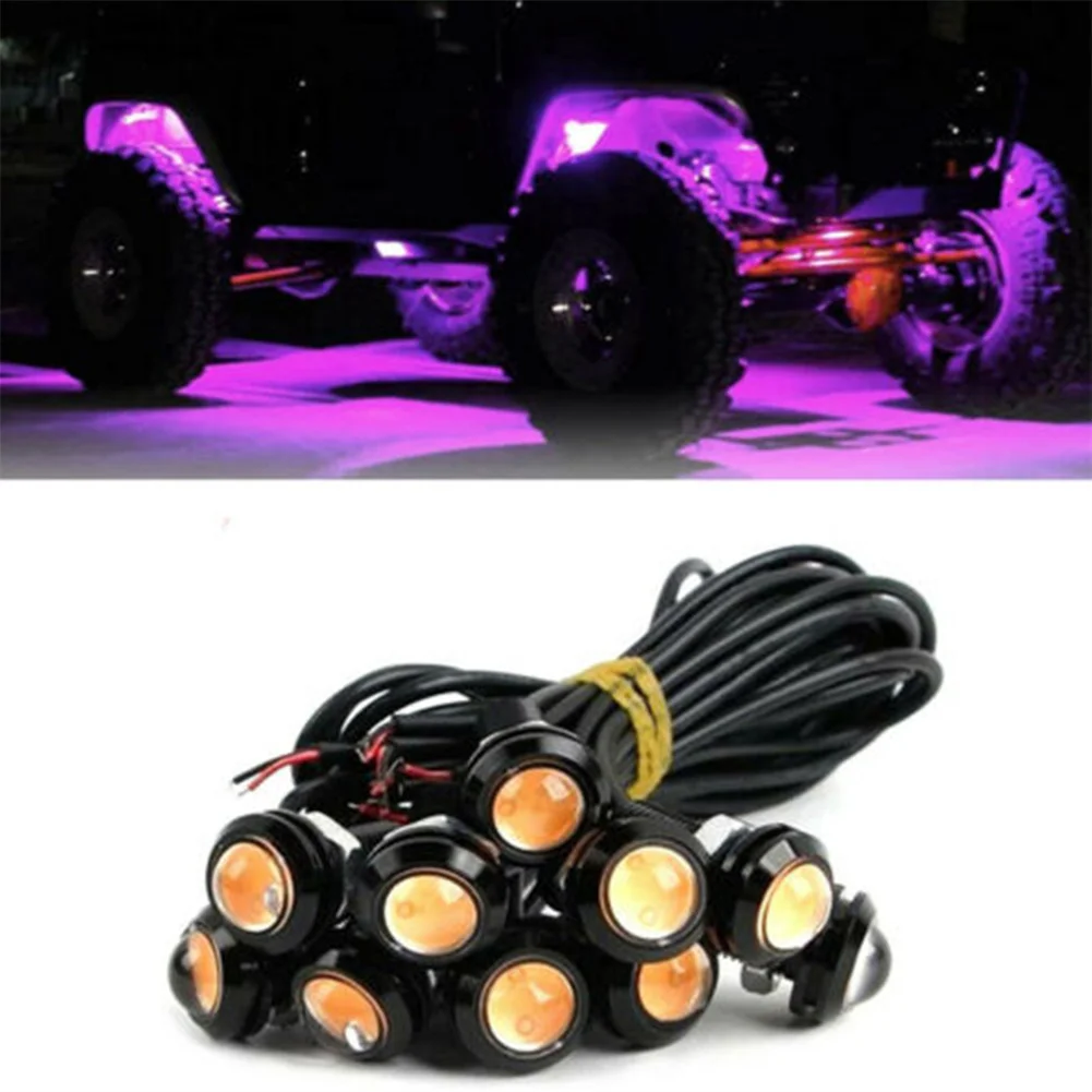 Car Led Lights 23MM PINK 10PCS LED Light Truck Bed Offroad Underglow Decor Rock Lights DC 12V 70 To 90 LM Rated Eagle Eye Lights
Car Led Lights 23MM PINK 10PCS LED Light Truck Bed Offroad Underglow Decor Rock Lights DC 12V 70 To 90 LM Rated Eagle Eye Lights