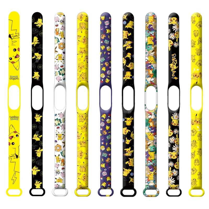 Ремешок с принтом аниме Pikachu для Xiaomi Band 7 6 5 4 3, спортивный сменный Браслет для Mi Band 7, аксессуары для браслетов
Ремешок с принтом аниме Pikachu для Xiaomi Band 7 6 5 4 3, спортивный сменный Браслет для Mi Band 7, аксессуары для браслетов