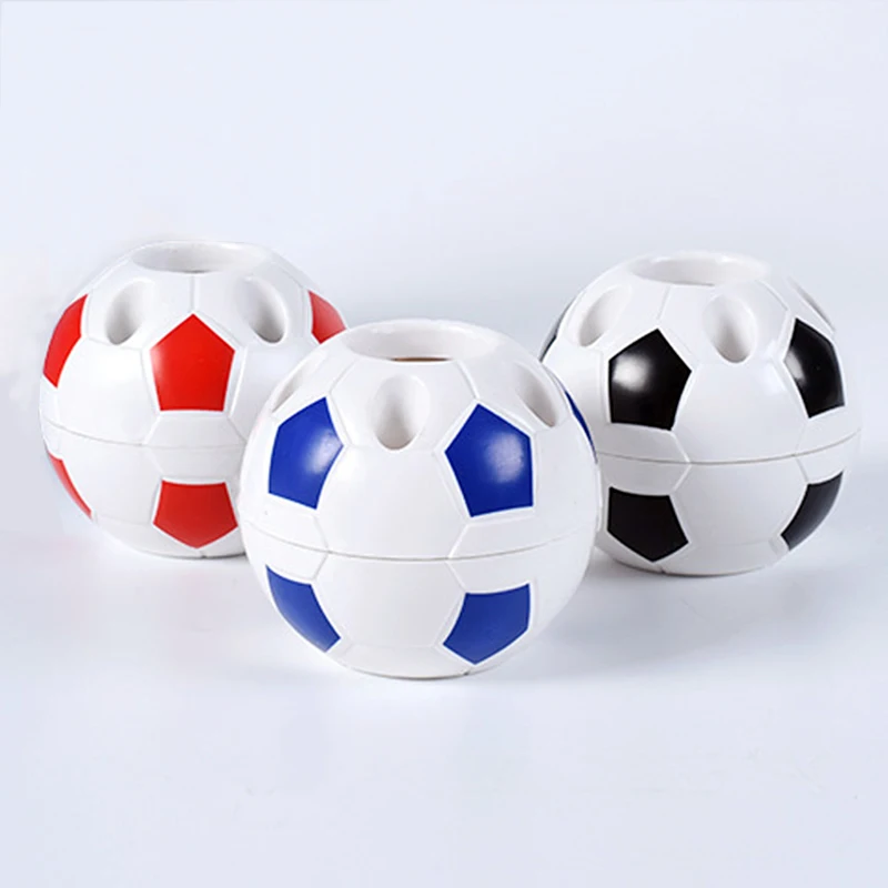 Football Ball Shape Pen Pencil Holder Soccer Ball Makeup Brush Holders Student Supplies Football Sports Gift Desktop Decoration
Football Ball Shape Pen Pencil Holder Soccer Ball Makeup Brush Holders Student Supplies Football Sports Gift Desktop Decoration