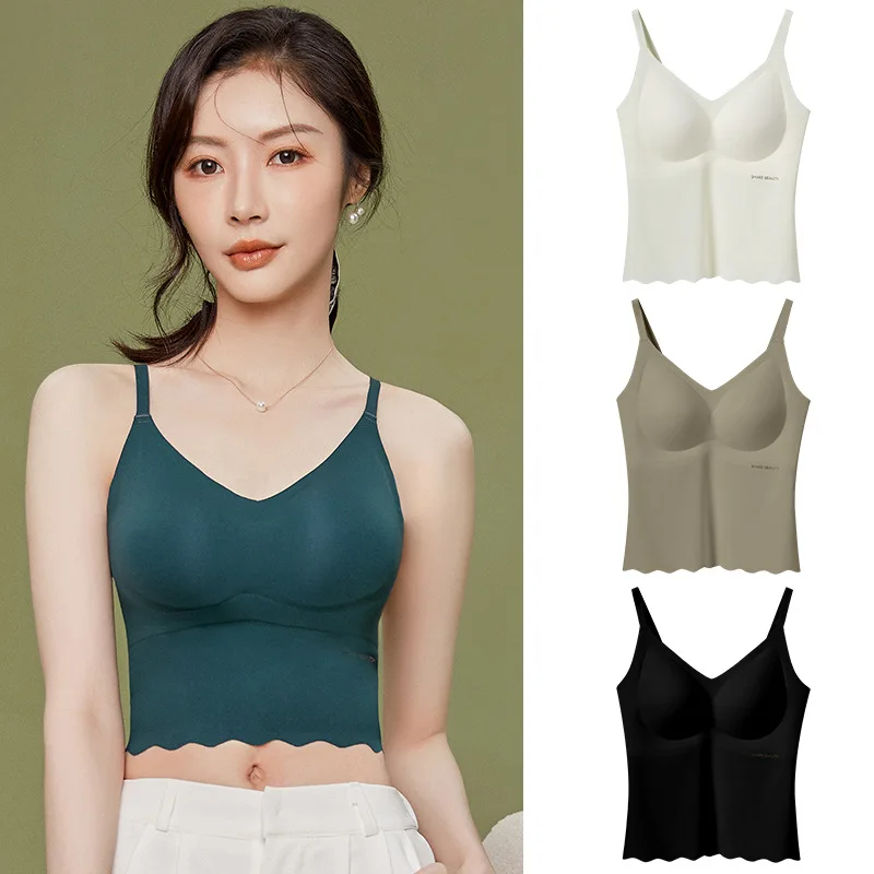 Bras For Women Summer One Piece Wireless Push Up Bra Ladies Seamless Bralette Underwear Padded Bra Brassiere Sports Vest Comfort
Bras For Women Summer One Piece Wireless Push Up Bra Ladies Seamless Bralette Underwear Padded Bra Brassiere Sports Vest Comfort