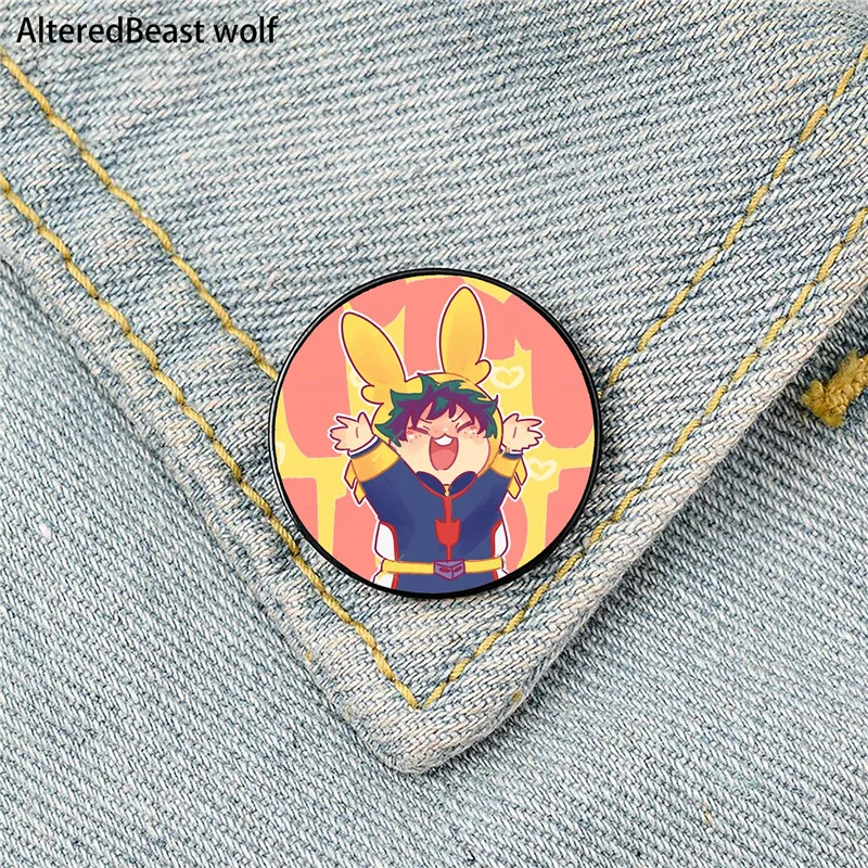 I'm here pattern Printed Pin Custom Funny Brooches Shirt Lapel Bag Cute Badge Cartoon enamel pins for Lover Girl Friends
I'm here pattern Printed Pin Custom Funny Brooches Shirt Lapel Bag Cute Badge Cartoon enamel pins for Lover Girl Friends
