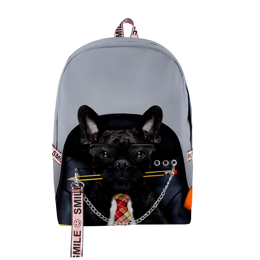 Popular Youthful School Bags Unisex Lovely French Bulldog Travel Bags 3D Print Oxford Waterproof Notebook Shoulder Backpacks
Popular Youthful School Bags Unisex Lovely French Bulldog Travel Bags 3D Print Oxford Waterproof Notebook Shoulder Backpacks