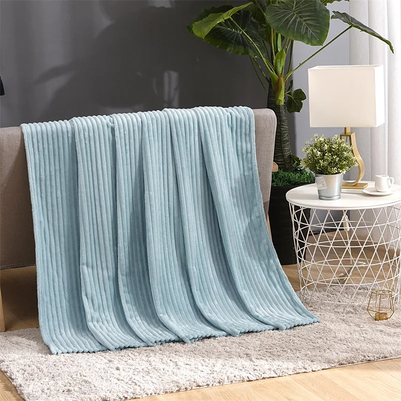150X200cm Striped Summer Thin Soft Flannel Blanket for Bedroom Sofa Blanket Plush Fleece Throw Blanket Bed Linen Sofa Cover
150X200cm Striped Summer Thin Soft Flannel Blanket for Bedroom Sofa Blanket Plush Fleece Throw Blanket Bed Linen Sofa Cover