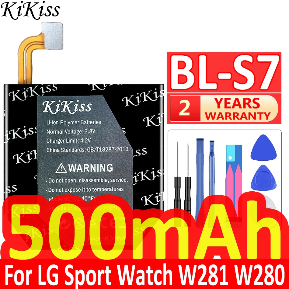 KiKiss BL-S7 Watch Battery For LG Watch Sport W281 W280 W280A AT&T Smartwatch Genuine Replacement Watch Battery 500mAh Batteria
KiKiss BL-S7 Watch Battery For LG Watch Sport W281 W280 W280A AT&T Smartwatch Genuine Replacement Watch Battery 500mAh Batteria