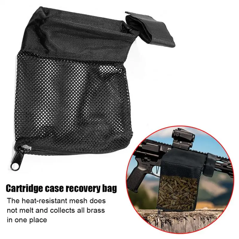 

Tactical Brass Shell Catcher Cartridge Nylon Mesh Collector with Zippered Bottom and Quick Release Design Storage Case 9