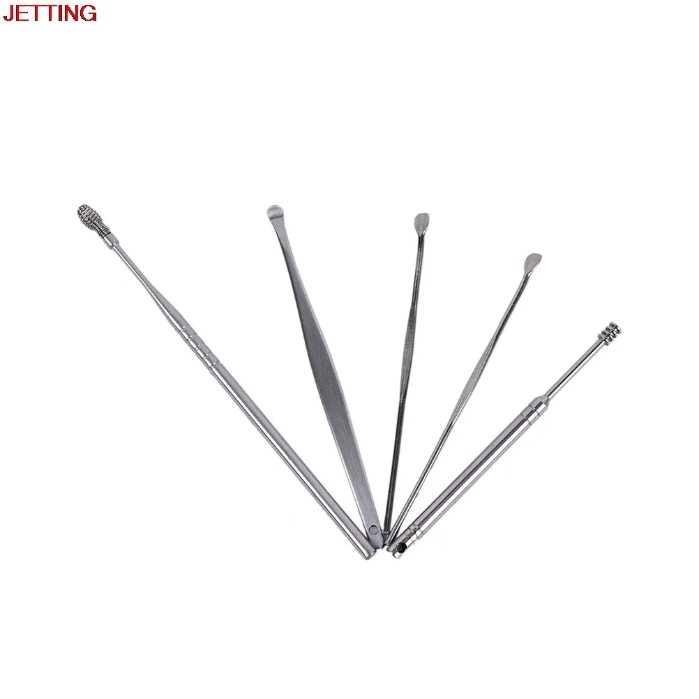 5pcs Stainless Steel Silver Earpick with PP box Wax Remover Curette Cleaner Health Care Tools Ear Pick
5pcs Stainless Steel Silver Earpick with PP box Wax Remover Curette Cleaner Health Care Tools Ear Pick