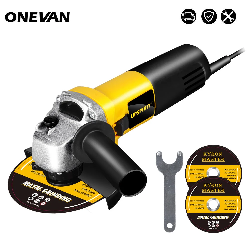 125mm Angle Grinder 220V Electric Angle Grinder 11000r/min Cutting Grinding Metal Woodworking Machine Power Tools
125mm Angle Grinder 220V Electric Angle Grinder 11000r/min Cutting Grinding Metal Woodworking Machine Power Tools
