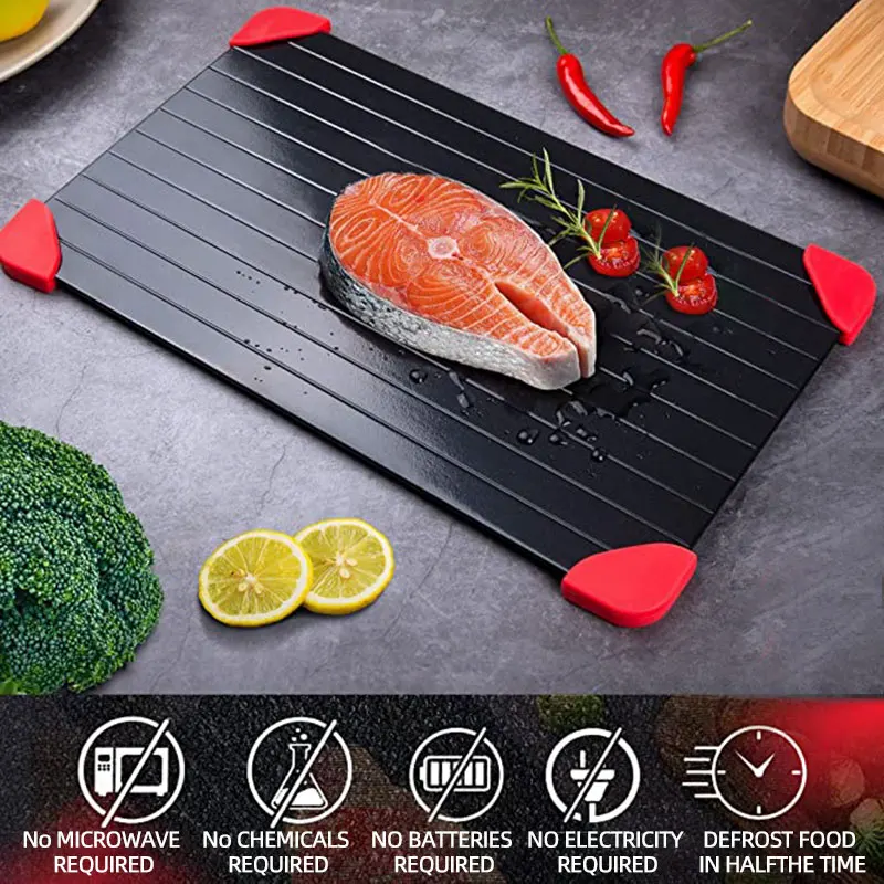 Лоток для быстрого размораживания замороженных продуктов, мяса, фруктов, быстрое размораживание
Лоток для быстрого размораживания замороженных продуктов, мяса, фруктов, быстрое размораживание