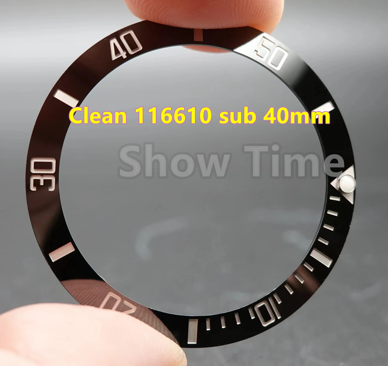 

Watch Part Clean Factory Ceramic Bezel 38mm for 40mm 116610 SUB Green Black Replacement Accessories Luminous VS 3135