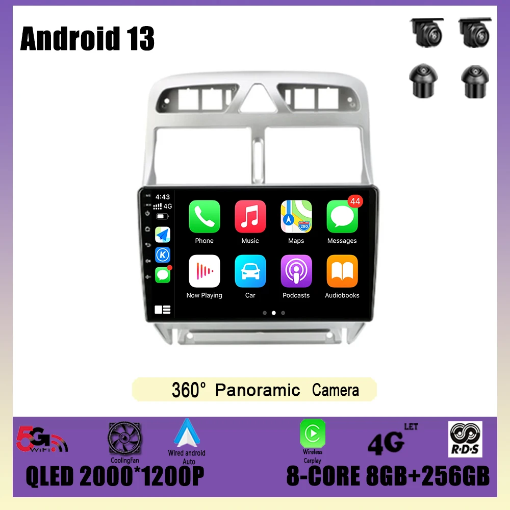 Navigation GPS DSP Carplay WIFI Car Radio Multimedia Player Android 13 For Peugeot 307 307CC 307SW 2004 - 2013
Navigation GPS DSP Carplay WIFI Car Radio Multimedia Player Android 13 For Peugeot 307 307CC 307SW 2004 - 2013