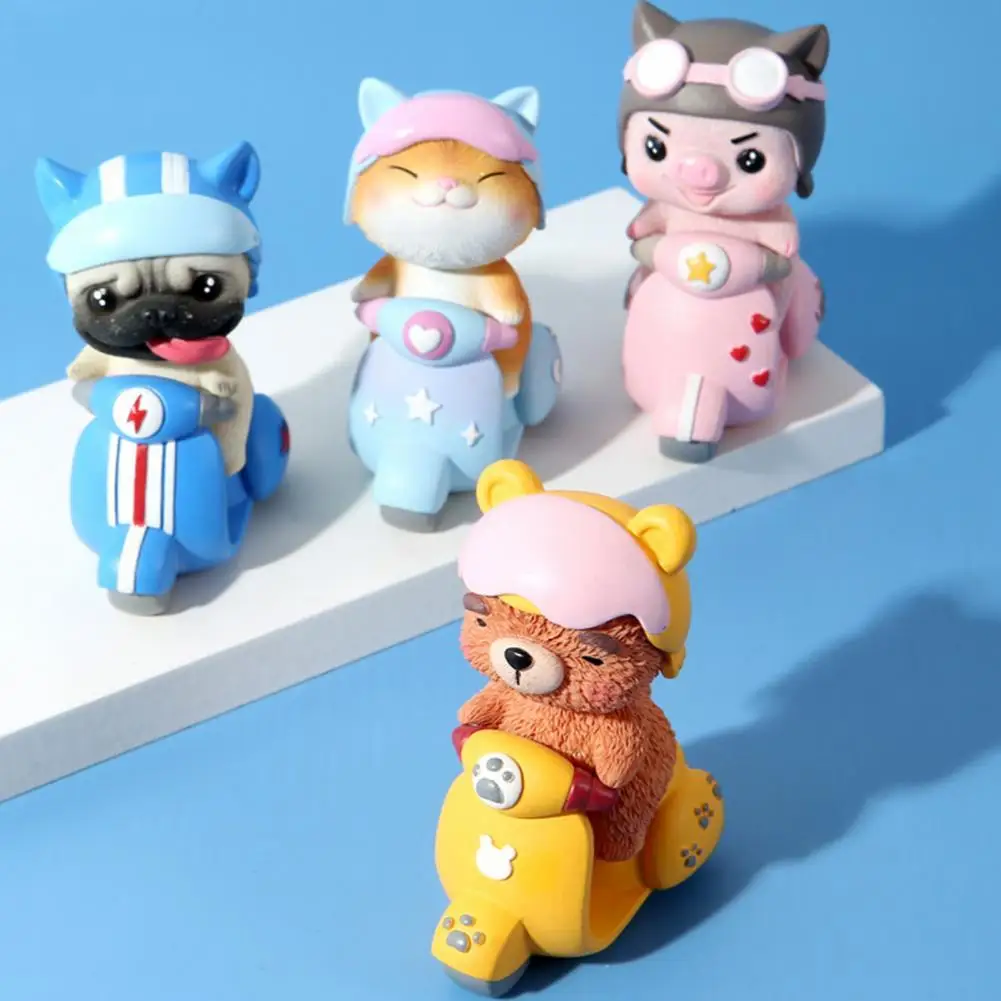 Fashion Mini Eye-catching DIY Doll House Riding Motorcycle Miniature Animal for Home Miniature Animal Animal Ornament
Fashion Mini Eye-catching DIY Doll House Riding Motorcycle Miniature Animal for Home Miniature Animal Animal Ornament