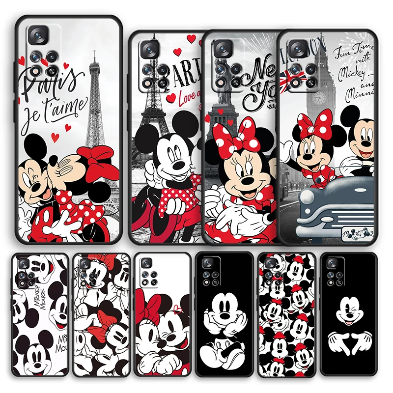 Mickey Minnie London New York For Xiaomi Redmi Note 12 11 11T 10 9 8 7 6 5 Pro 5G 4G Silicone Soft Shockproof Black Phone Case
Mickey Minnie London New York For Xiaomi Redmi Note 12 11 11T 10 9 8 7 6 5 Pro 5G 4G Silicone Soft Shockproof Black Phone Case