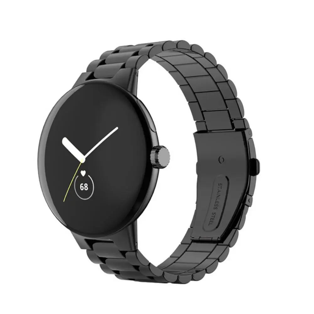 Watchband Metal Stainless Classic Buckle Replacement Steel Strap Stainless Watch Band For Google Pixel Watch Accessories No Gaps
Watchband Metal Stainless Classic Buckle Replacement Steel Strap Stainless Watch Band For Google Pixel Watch Accessories No Gaps