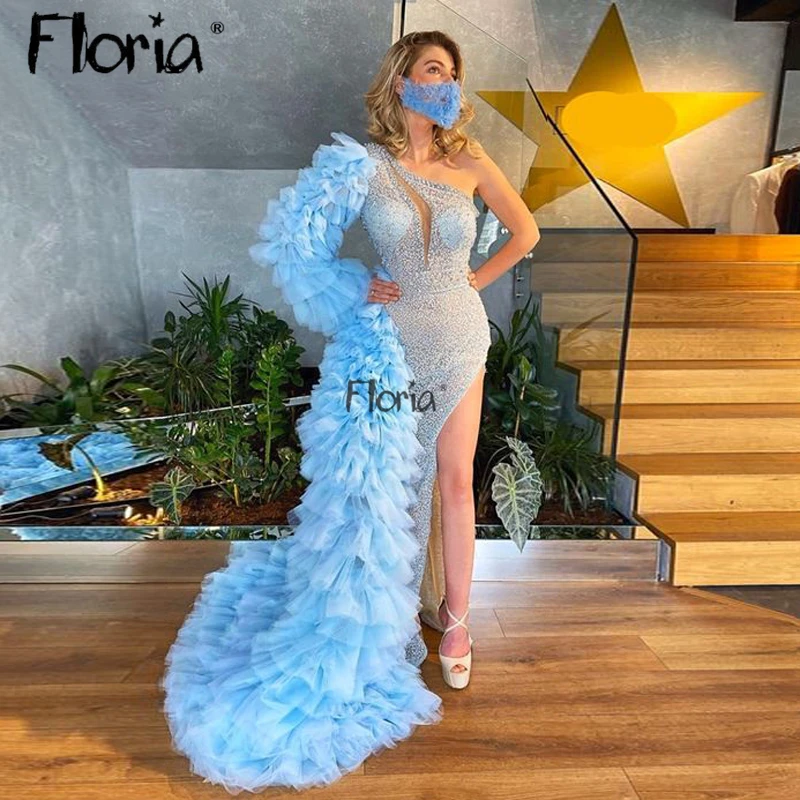 Floria Ruffles Tiered Vestido Festa Luxo Off Shoulder Mermaid Evening Dresses Side Split Beaded Celebrity Dresses Robe de mariée
Floria Ruffles Tiered Vestido Festa Luxo Off Shoulder Mermaid Evening Dresses Side Split Beaded Celebrity Dresses Robe de mariée