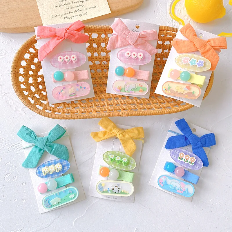 4pcs/set Cute Hairpins for Baby Girl Korean Kawaii Big Bow Floral Hair Clip Fabric Bang Side Clip Baby Girl Hair Accessories 
4pcs/set Cute Hairpins for Baby Girl Korean Kawaii Big Bow Floral Hair Clip Fabric Bang Side Clip Baby Girl Hair Accessories