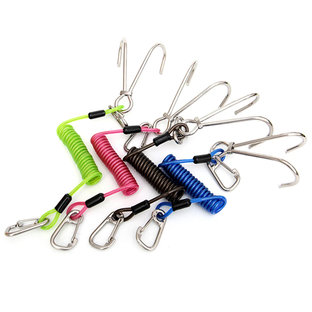 1pc Scuba Diving Double Reef Hook 316 Anti-lost Spiral Spring Lanyard Dual Reef Hooks Coil Lanyard Diving Survive Gear
1pc Scuba Diving Double Reef Hook 316 Anti-lost Spiral Spring Lanyard Dual Reef Hooks Coil Lanyard Diving Survive Gear