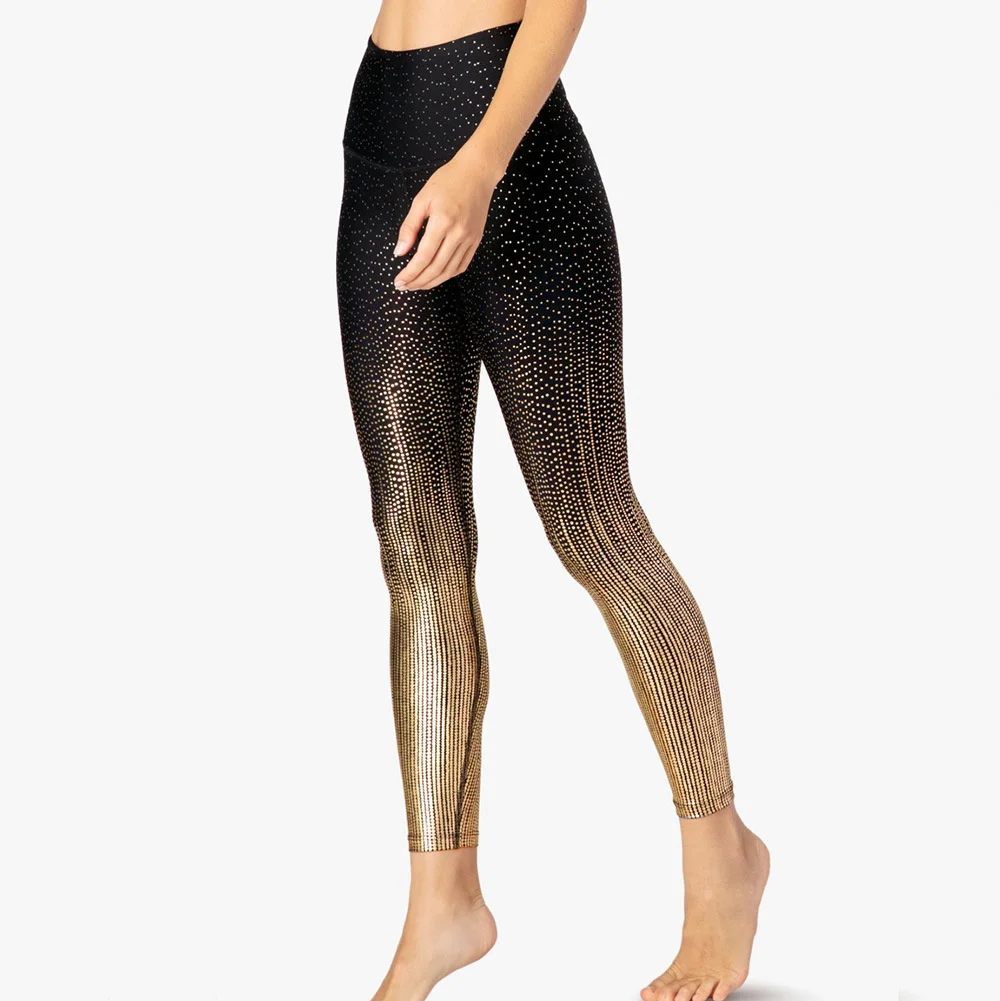 Glitter Yoga Pants Bronzing Dot Gradient Leggings Gym Quick-drying Sweatpants High Waist Elastic Sports Pants
Glitter Yoga Pants Bronzing Dot Gradient Leggings Gym Quick-drying Sweatpants High Waist Elastic Sports Pants