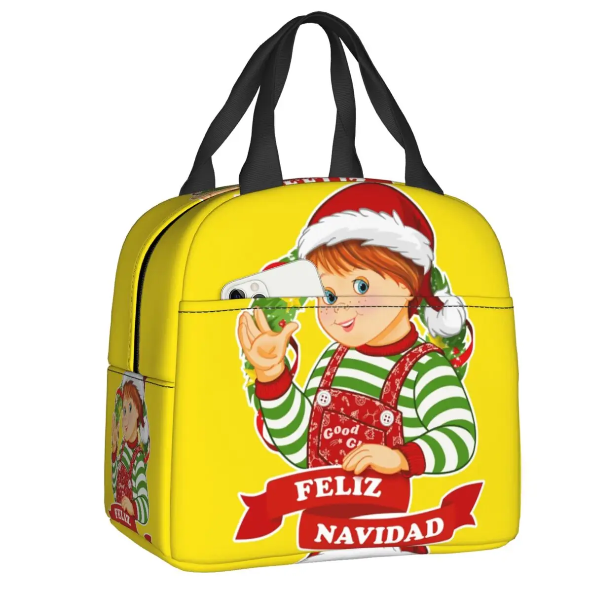 Изолированные сумки для завтрака в стиле ретро для кемпинга путешествий хороших парней игра герметичный термоохладитель Bento коробка для же... 
Изолированные сумки для завтрака в стиле ретро для кемпинга путешествий хороших парней игра герметичный термоохладитель Bento коробка для же...