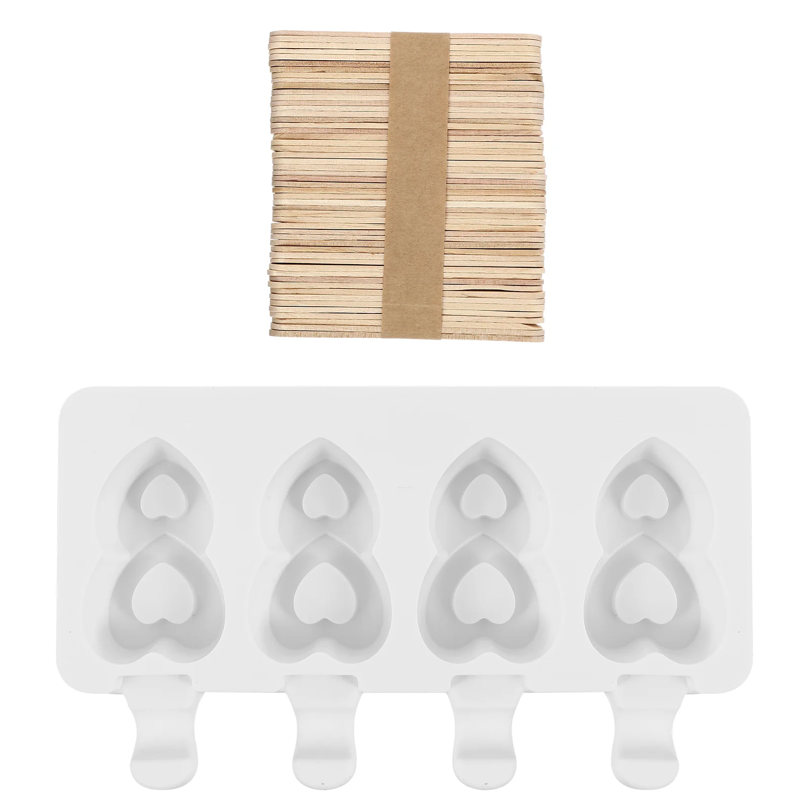Popsicle Ice Pop Mold Maker Silicone Tray Containers Mould Molds Holder Frozen Freezer Reusable Cream
Popsicle Ice Pop Mold Maker Silicone Tray Containers Mould Molds Holder Frozen Freezer Reusable Cream