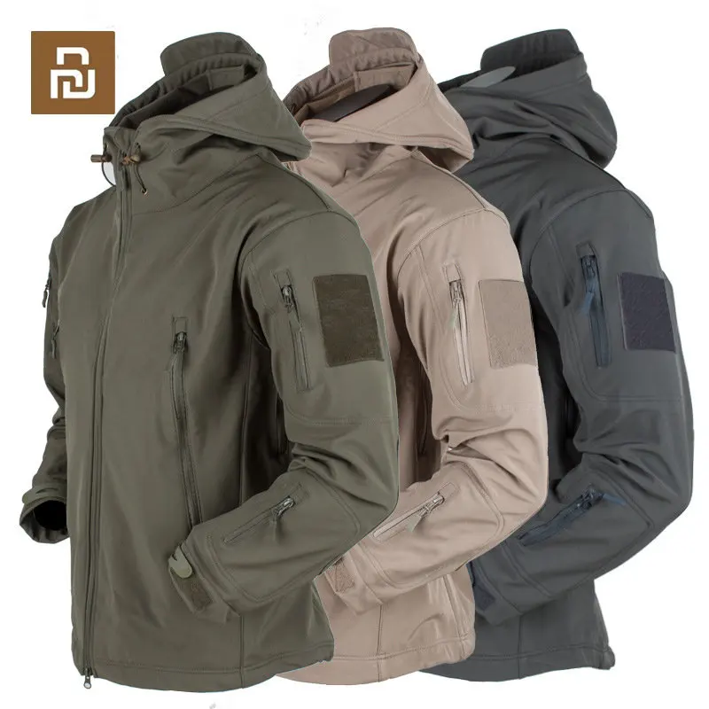 Youpin Man Jacket Softshell Fleece Jackets Outdoor Men Windproof Waterproof Thermal Jackets Hiking Coats Camouflage Windbreaker
Youpin Man Jacket Softshell Fleece Jackets Outdoor Men Windproof Waterproof Thermal Jackets Hiking Coats Camouflage Windbreaker