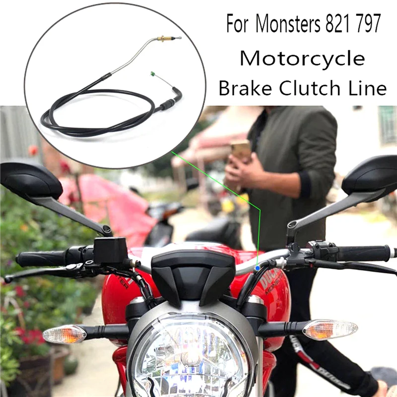 Motorcycle Clutch Control Cable Brake Clutch Line for Ducati Monsters 821 797
Motorcycle Clutch Control Cable Brake Clutch Line for Ducati Monsters 821 797
