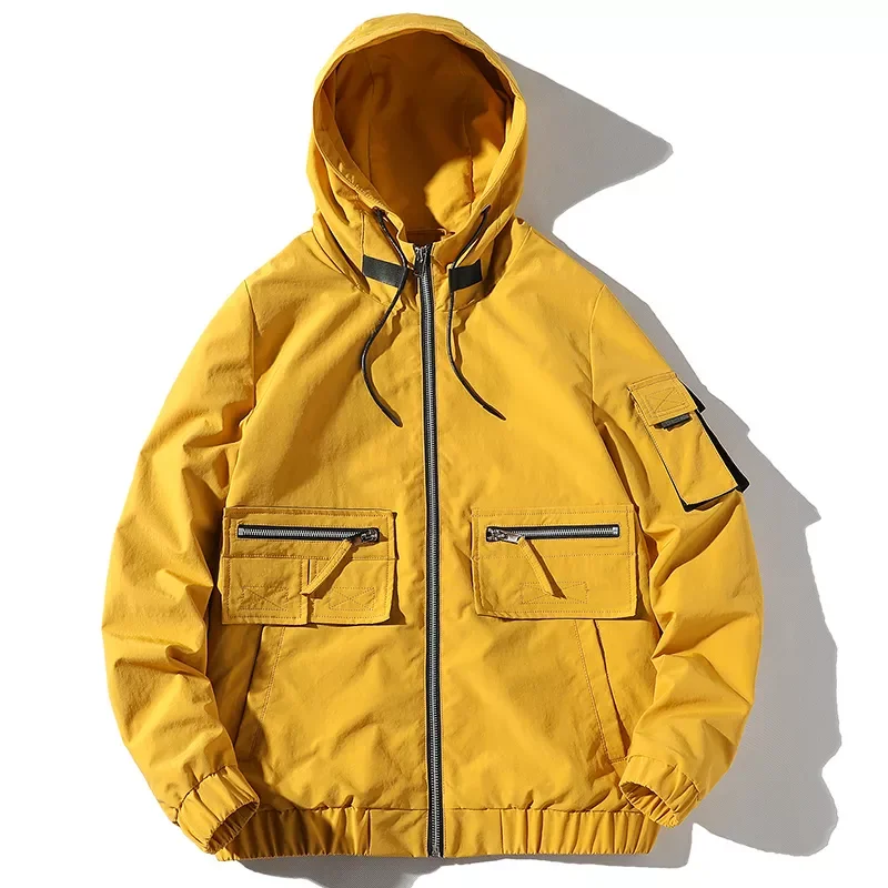 NEW 2023 Autumn Bomber Jackets Men Cargo Multi-Pocket Hooded Jacket Coats Fashion Hip Hop Stand Collar Male Windbreaker Streetwe
NEW 2023 Autumn Bomber Jackets Men Cargo Multi-Pocket Hooded Jacket Coats Fashion Hip Hop Stand Collar Male Windbreaker Streetwe