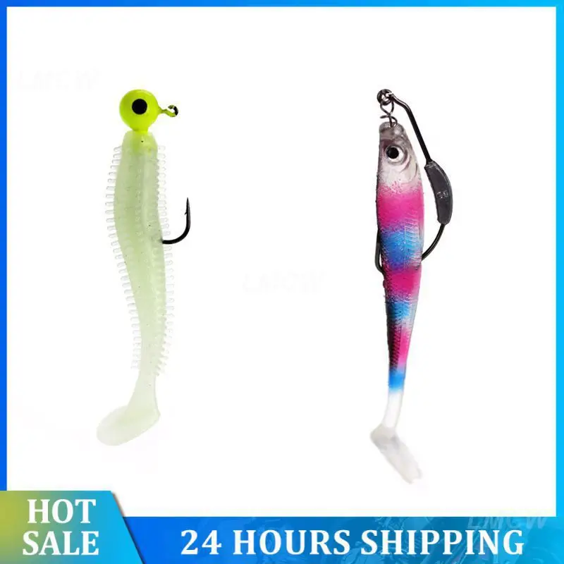 Fishing Gear Bait And Bait Stainless Steel Wire And Vibrant Colors Fake Bait Fishing Tools Soft Bait Fish Hook Artificial Bait
Fishing Gear Bait And Bait Stainless Steel Wire And Vibrant Colors Fake Bait Fishing Tools Soft Bait Fish Hook Artificial Bait