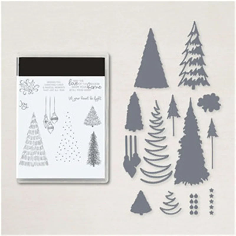 WHIMSICAL TREES Metal Cutting Dies And Rubber Stamps For Scrapbooking Making Embossing Card Crafts Stencil Template DIY New
WHIMSICAL TREES Metal Cutting Dies And Rubber Stamps For Scrapbooking Making Embossing Card Crafts Stencil Template DIY New
