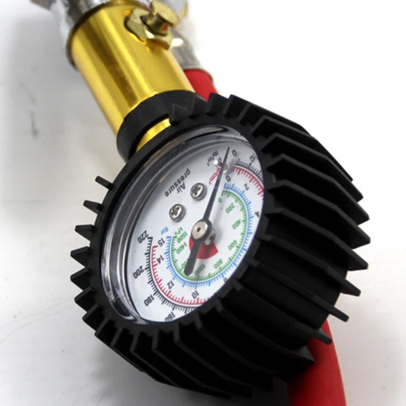 Handhled Tyre Inflator Gauge Tyre Deflator & Inflator Gun with Pressure Gauge 220 PSI Tyre Pressure Monitor Tester
Handhled Tyre Inflator Gauge Tyre Deflator & Inflator Gun with Pressure Gauge 220 PSI Tyre Pressure Monitor Tester