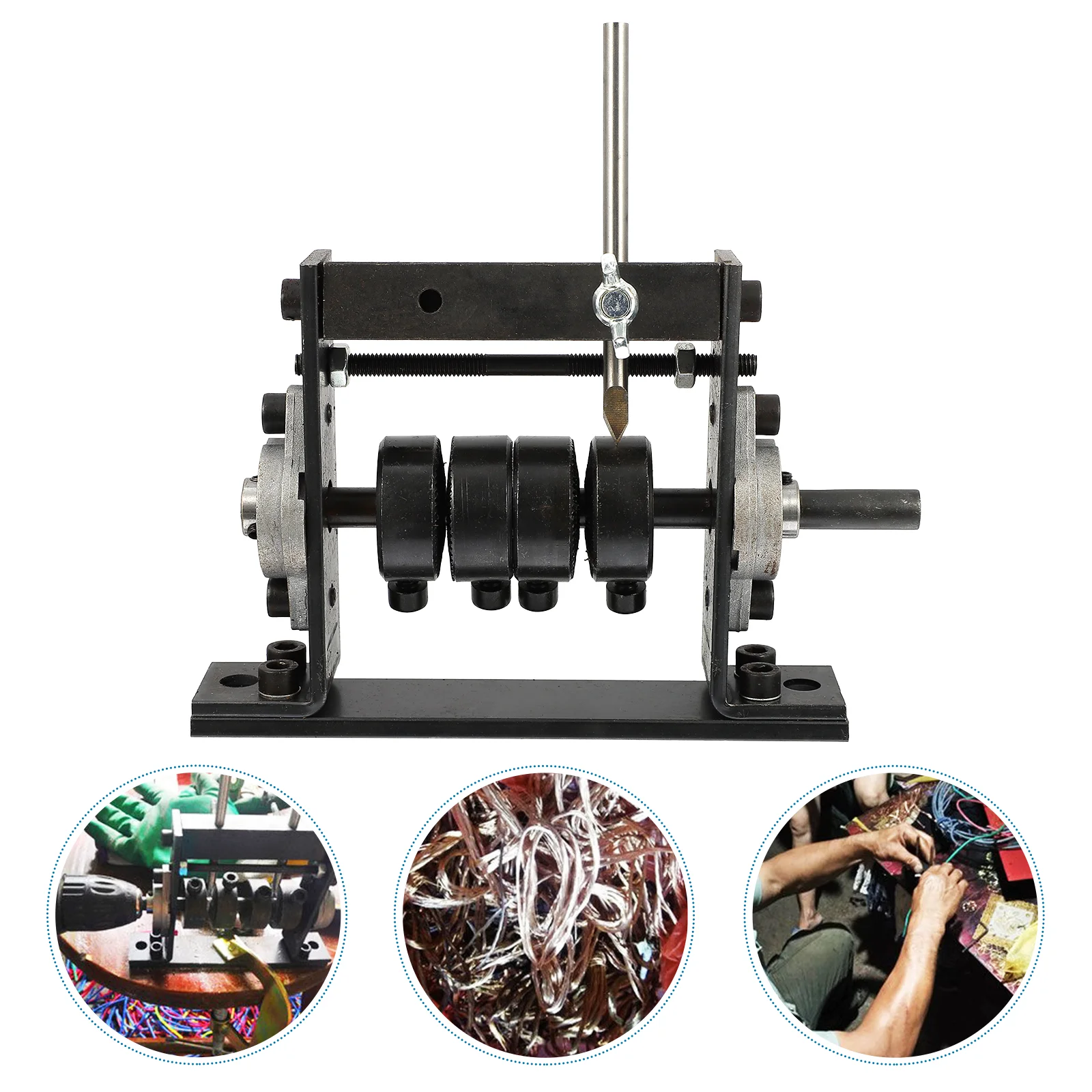 1 Set Convenient Wire Stripper High Efficient Wire Stripper Wire Cutting Tool 
1 Set Convenient Wire Stripper High Efficient Wire Stripper Wire Cutting Tool