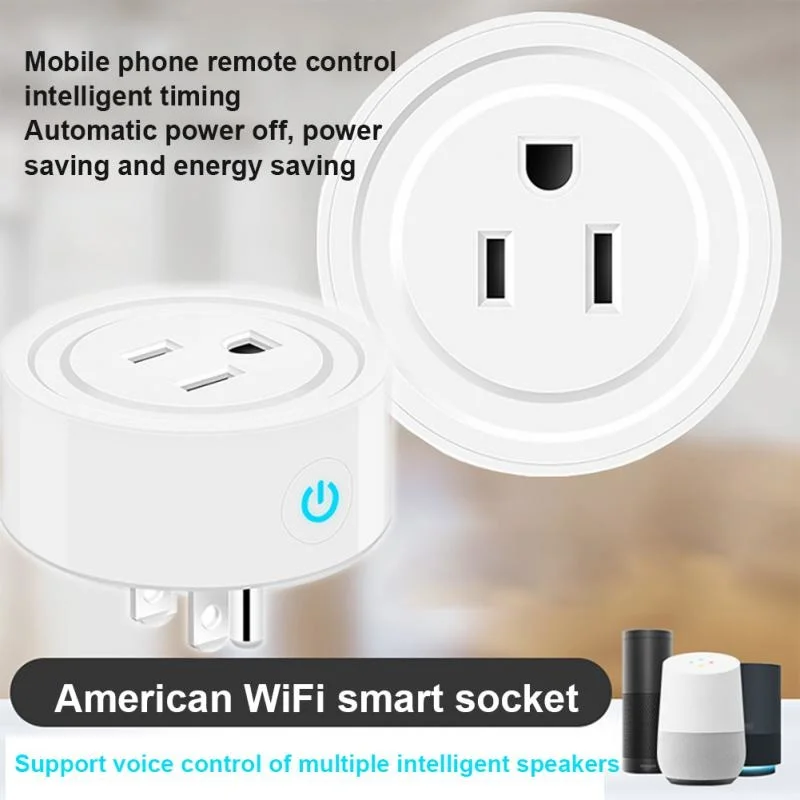 1-5PCS US 10A WiFi Smart Plug Wireless Socket APP Voice Remote Control Timer Works With Alexa Google Assistant Home
1-5PCS US 10A WiFi Smart Plug Wireless Socket APP Voice Remote Control Timer Works With Alexa Google Assistant Home