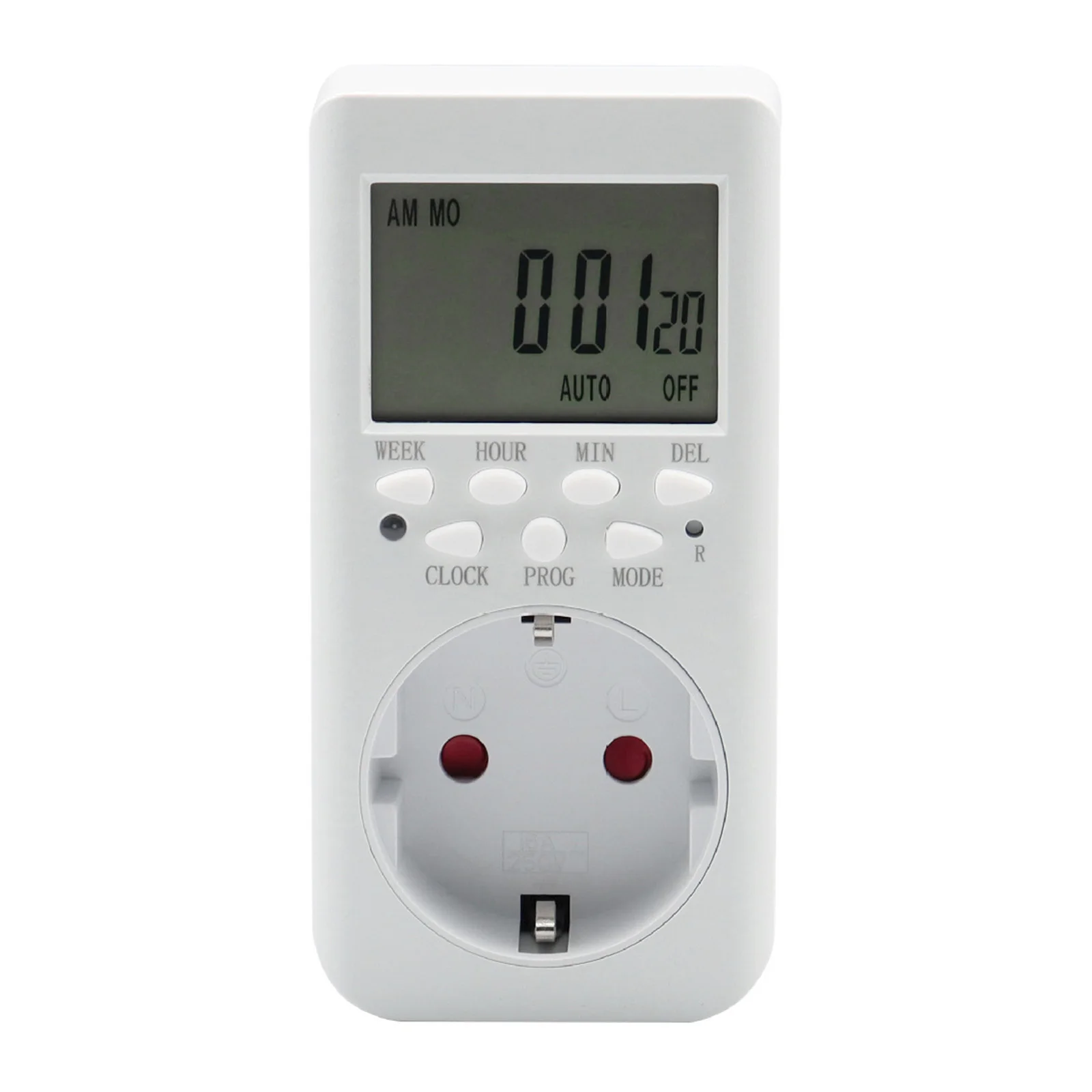Durable 24 Hour Programmable Indoor Timer Plug Timing Socket Big Screen Timer Timing Socket Electronic Type 2 Holes
Durable 24 Hour Programmable Indoor Timer Plug Timing Socket Big Screen Timer Timing Socket Electronic Type 2 Holes