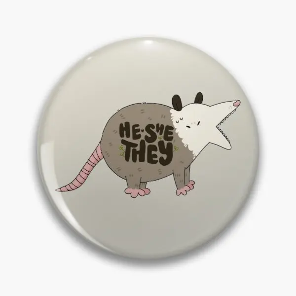 He She They Opossum Pronouns Customizable Soft Button Pin Gift Lover Creative Clothes Jewelry Brooch Lapel Pin Women Cute Badge
He She They Opossum Pronouns Customizable Soft Button Pin Gift Lover Creative Clothes Jewelry Brooch Lapel Pin Women Cute Badge