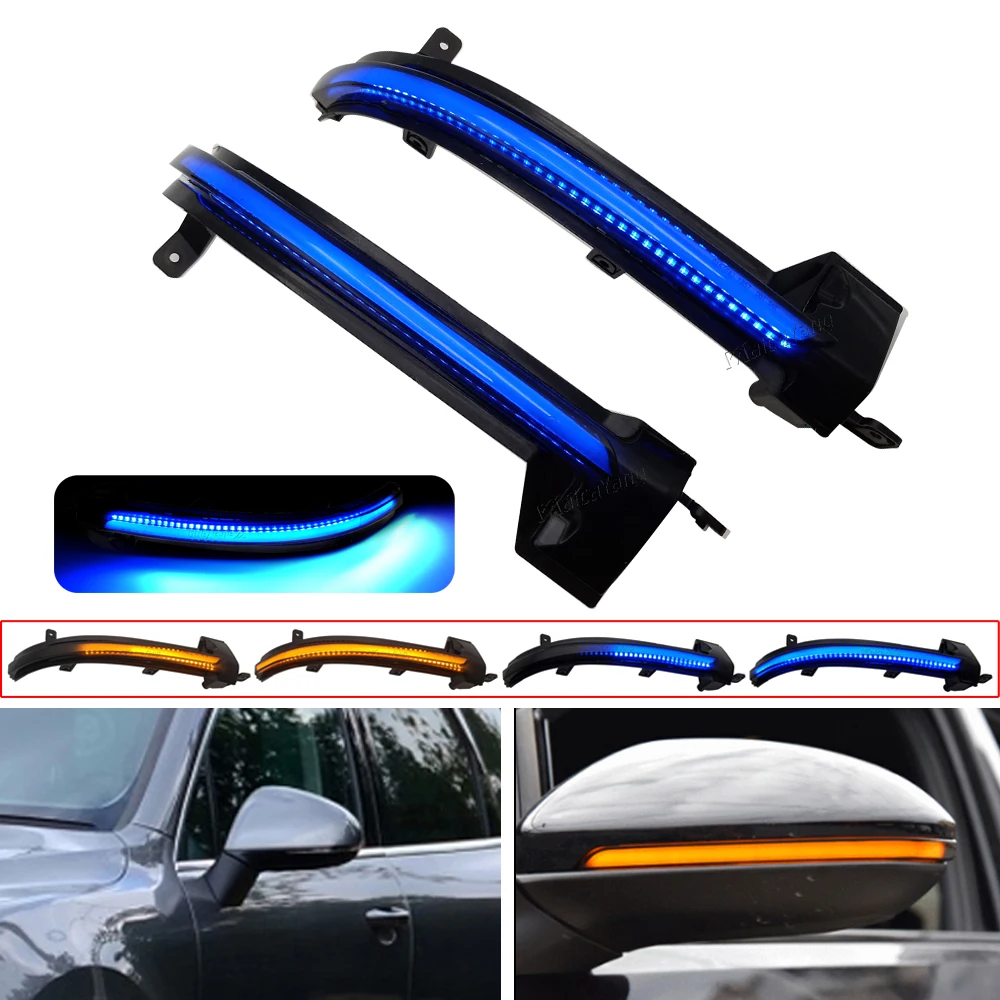 2Pcs LED Dynamic Mirror Blinker Light Sequential Turn Signal Lamp For VW Touareg II 2010 2011 2012 2013 2014 2015 2016 2017 2018
2Pcs LED Dynamic Mirror Blinker Light Sequential Turn Signal Lamp For VW Touareg II 2010 2011 2012 2013 2014 2015 2016 2017 2018