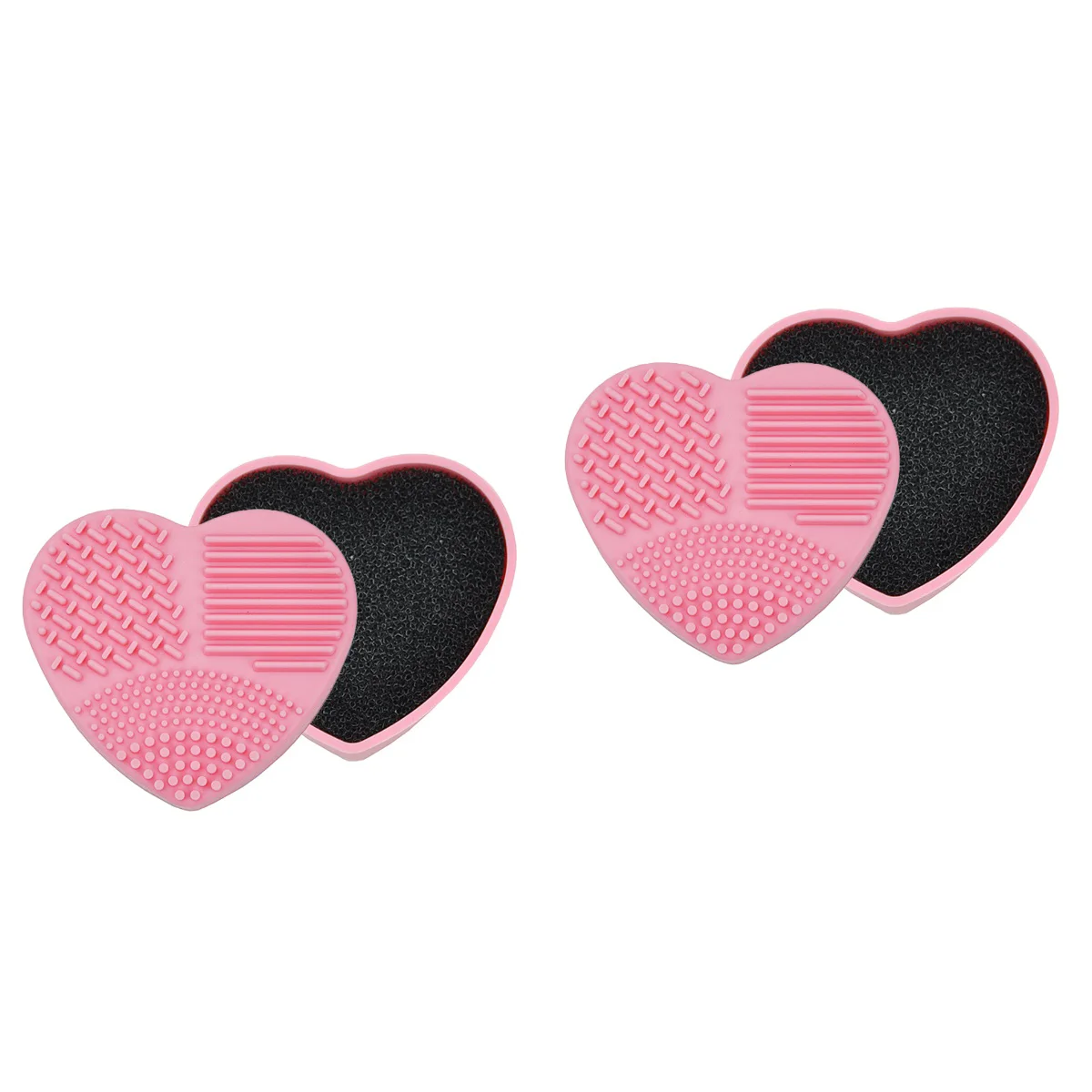 Brush Makeup Cleaning Box Case Cleaner Sponge Dry Mats Heartpads Brushes Shaped Quick Clean Use Dual Wetremoval Color Pad 
Brush Makeup Cleaning Box Case Cleaner Sponge Dry Mats Heartpads Brushes Shaped Quick Clean Use Dual Wetremoval Color Pad