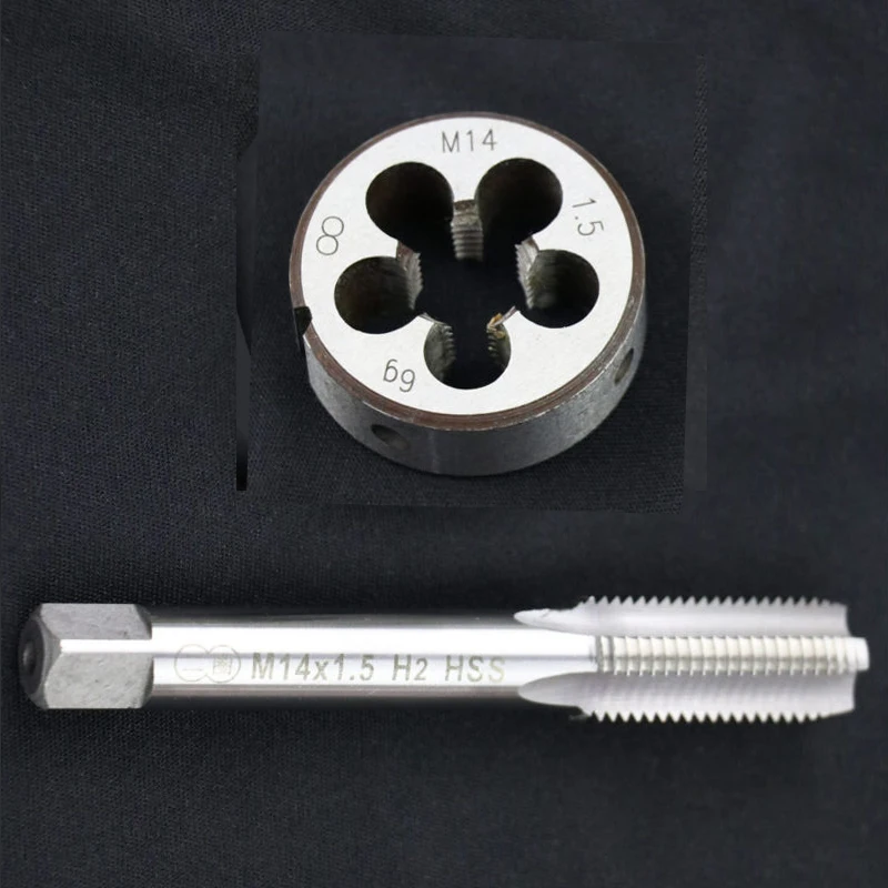 M14x1.5mm Metric Tap Die Set Right Hand Thread Burr Tip High Speed Steel Supplies Machine Tool Accessories Bits
M14x1.5mm Metric Tap Die Set Right Hand Thread Burr Tip High Speed Steel Supplies Machine Tool Accessories Bits