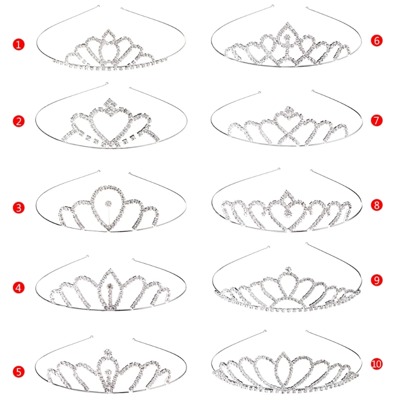 Elegant Girls Headband for rhinestone Crown Hair Tiara Fashion Headwear Jewelry Hair Decor Accessories for Children Kids
Elegant Girls Headband for rhinestone Crown Hair Tiara Fashion Headwear Jewelry Hair Decor Accessories for Children Kids