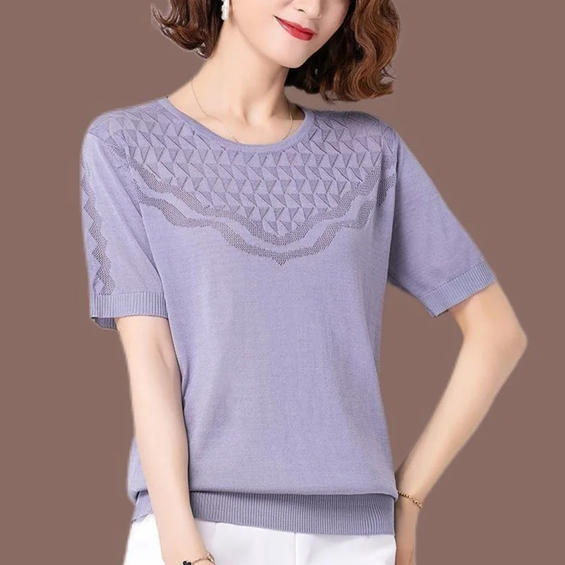 Fashion O-Neck Solid Color All-match Hollow Out Blouse Women's Clothing 2023 Summer New Casual Pullovers Tops Loose Korean Shirt
Fashion O-Neck Solid Color All-match Hollow Out Blouse Women's Clothing 2023 Summer New Casual Pullovers Tops Loose Korean Shirt