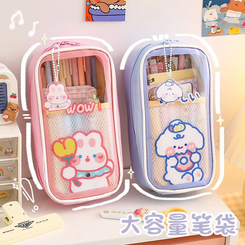 Cartoon Pencil Case Large Capacity Kawaii Pencilcase School Pen Case Supplies Pencil Bag School Box Pencils Pouch Stationery
Cartoon Pencil Case Large Capacity Kawaii Pencilcase School Pen Case Supplies Pencil Bag School Box Pencils Pouch Stationery