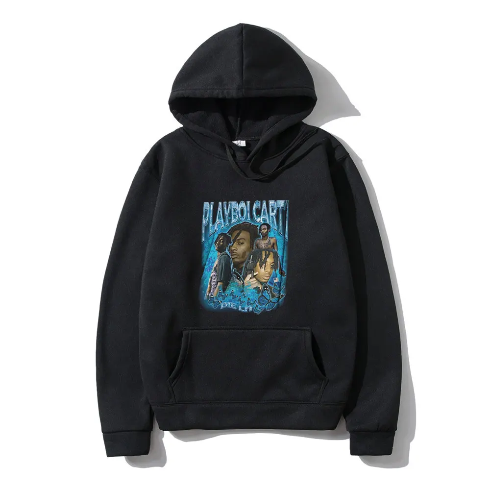 Hip Hop Rap Singer Playboi Carti New High Street Man Harajuku Print Winter Long-sleeved Loose Comfortable Man Hoodie Oversized
Hip Hop Rap Singer Playboi Carti New High Street Man Harajuku Print Winter Long-sleeved Loose Comfortable Man Hoodie Oversized