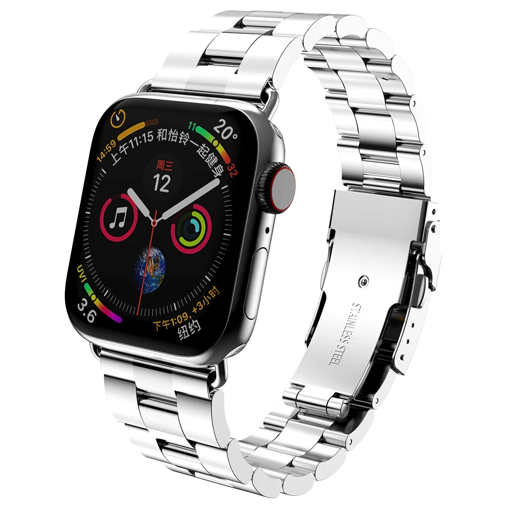 Stainless Steel strap for Apple Watch band 44mm 40mm 45mm 41mm 42mm/38mm Butterfly Metal belt Bracelet iWatch serie 3 4 5 6 se 7
Stainless Steel strap for Apple Watch band 44mm 40mm 45mm 41mm 42mm/38mm Butterfly Metal belt Bracelet iWatch serie 3 4 5 6 se 7