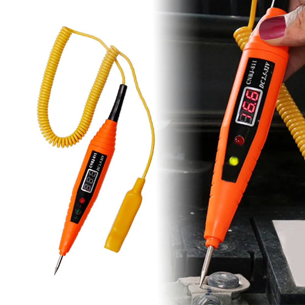 Voltage Test Pen Power Probe Pencil Electrical Diagnostic Tool Detector 2.5-32V Digital Display Car Electrical Circuit Test Pens
Voltage Test Pen Power Probe Pencil Electrical Diagnostic Tool Detector 2.5-32V Digital Display Car Electrical Circuit Test Pens